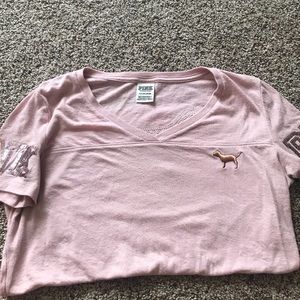 Vs PINK bling shirt